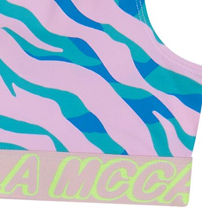 Stella McCartney Kids Træningstop - Rosa/Blå/Grønstribet