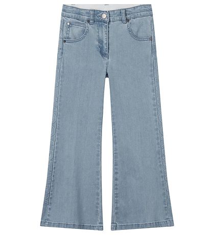 Stella McCartney Kids Jeans - Lyseblå m. Logo Stella McCartney Kids Jeans - Lyseblå m. Logo