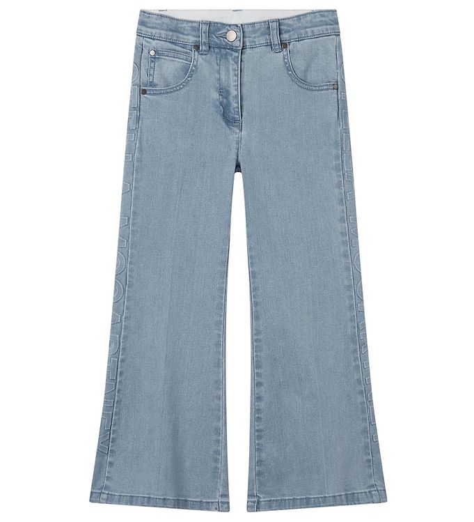 Stella McCartney Kids Jeans - Lyseblå m. Logo