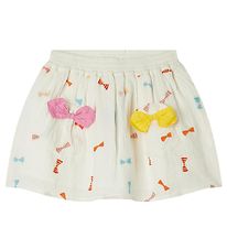 Stella McCartney Kids Nederdel - Hvid m. Sløjfer Stella McCartney Kids Nederdel - Hvid m. Sløjfer