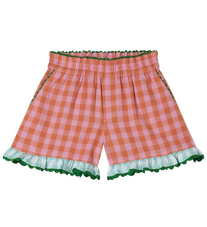 Stella McCartney Kids Shorts - Rosa/Orangeternet m. Grøn