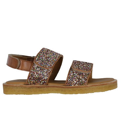 Angulus Sandaler - Tan/Multi Glitter Angulus Sandaler - Tan/Multi Glitter