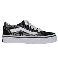 Vans Sko - Old Skool Logo - Black/Grey Vans Sko - Old Skool Logo - Black/Grey