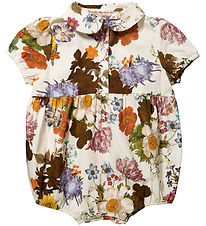 Christina Rohde Sommerdragt - Hvid m. Blomster Christina Rohde Sommerdragt - Hvid m. Blomster