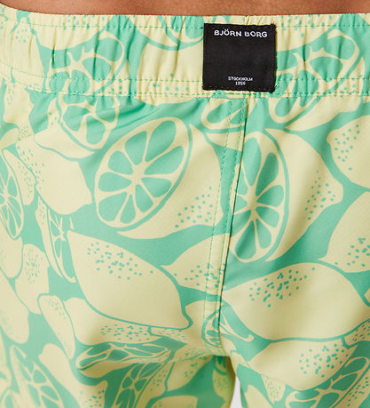 Björn Borg Badeshorts - Borg Print - Limoncello Big