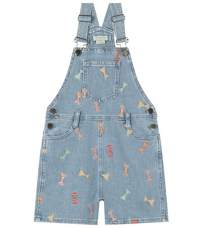 Stella McCartney Kids Overalls - Denim - Celeste w. Bows Stella McCartney Kids Overalls - Denim - Celeste w. Bows