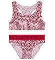 Stella McCartney Kids Bikini - UV50+ - Hvid/Rød m. Hjerter Stella McCartney Kids Bikini - UV50+ - Hvid/Rød m. Hjerter