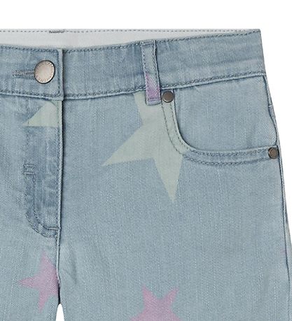 Stella McCartney Kids Denimshorts - Celeste m. Stjerner Stella McCartney Kids Denimshorts - Celeste m. Stjerner