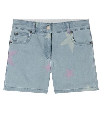 Stella McCartney Kids Denimshorts - Celeste m. Stjerner Stella McCartney Kids Denimshorts - Celeste m. Stjerner