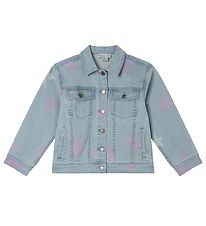 Stella McCartney Kids Denimjakke - Celeste m. Stjerner Stella McCartney Kids Denimjakke - Celeste m. Stjerner