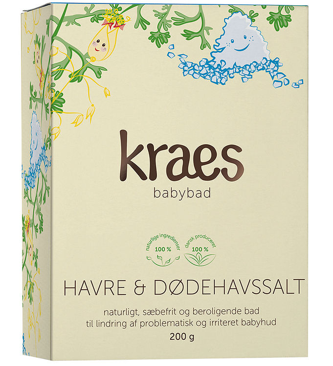 Kraes Babybad - Havre & Dødehavssalt - 200 g billede