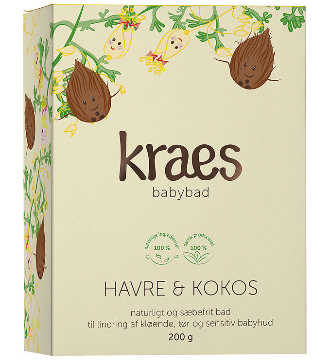 Kraes Babybad - Havre & Kokos - 200 g billede