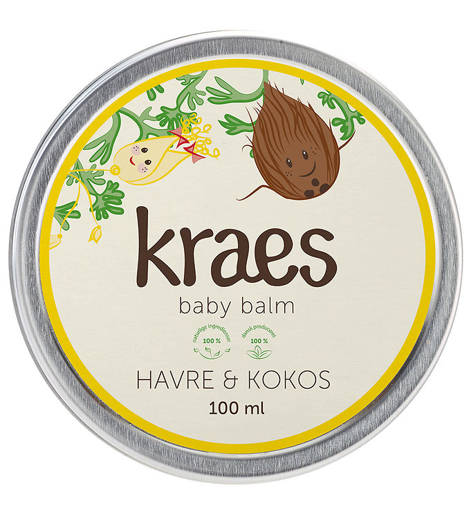 Kraes Baby Balm - Havre & Kokos - 100 ml billede