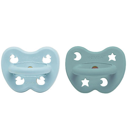 Hevea Sutter - 3-36 mdr - 2-Pak - Naturgummi - Ocean/Capri Hevea Sutter - 3-36 mdr - 2-Pak - Naturgummi - Ocean/Capri