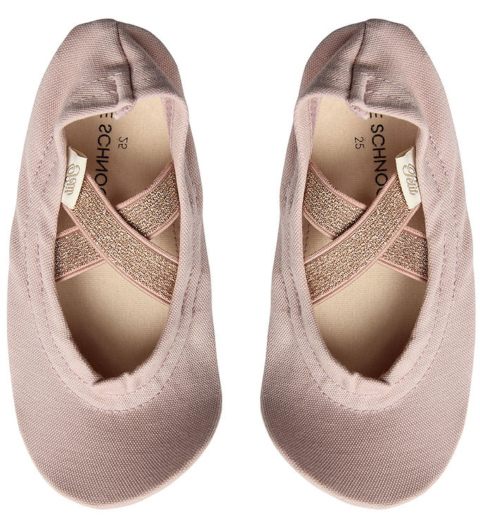 Sofie Schnoor Gymnastiksko - Dusty Rose m. Guldglimmer