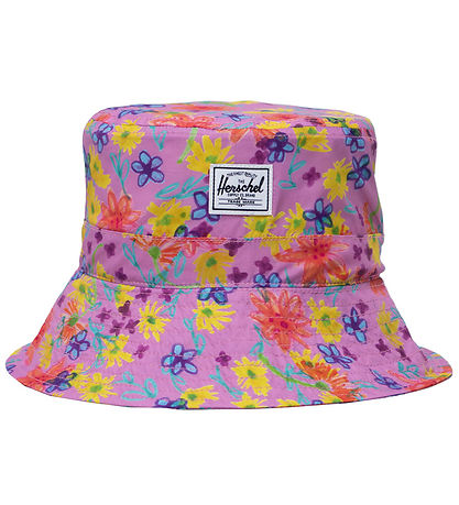 Herschel Bucket Hat - Toddler Beach UV - Scribble Floral Herschel Bucket Hat - Toddler Beach UV - Scribble Floral