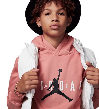 Jordan Hættetrøje - Jumpman Sustainable - Red Stardust Jordan Hættetrøje - Jumpman Sustainable - Red Stardust