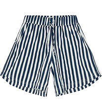 Mads Nørgaard Shorts - Sacky - White Alyssum/Saragasso Sea Mads Nørgaard Shorts - Sacky - White Alyssum/Saragasso Sea