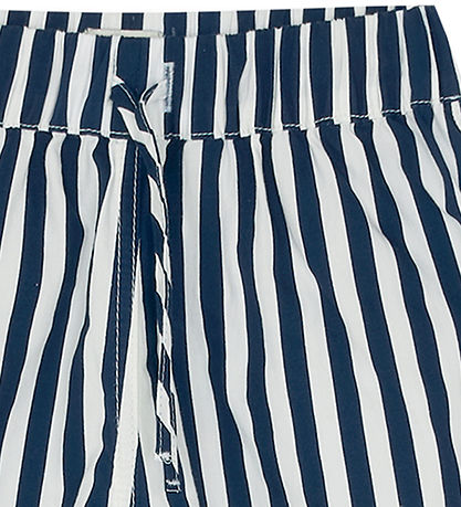 Mads Nørgaard Shorts - Sacky - White Alyssum/Saragasso Sea Mads Nørgaard Shorts - Sacky - White Alyssum/Saragasso Sea