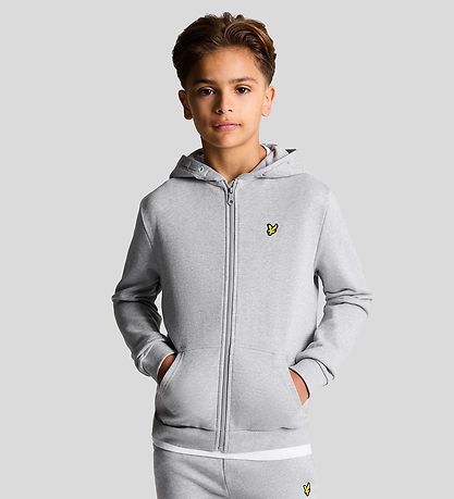 Lyle & Scott Cardigan - Light Grey Marl