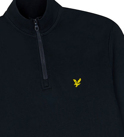 Lyle & Scott Sweatshirt m. Lynlås - Dark Navy Lyle & Scott Sweatshirt m. Lynlås - Dark Navy