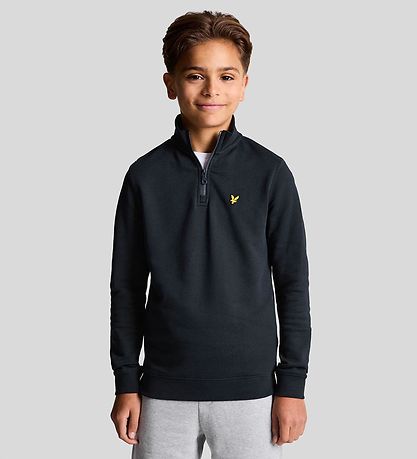 Lyle & Scott Sweatshirt m. Lynlås - Dark Navy