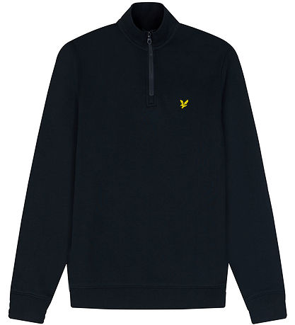 Lyle & Scott Sweatshirt m. Lynlås - Dark Navy Lyle & Scott Sweatshirt m. Lynlås - Dark Navy