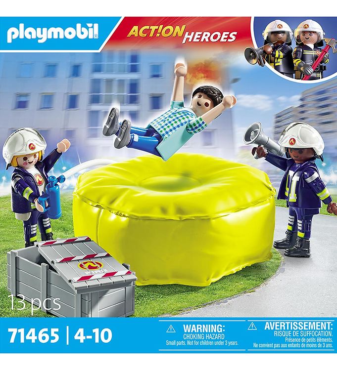 Playmobil Action Heroes - Brandmand med Luf... - 71465 - 13 Dele