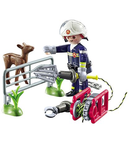 Playmobil Action Heroes - Brandmændenes Dyr... - 71467 - 22 Dele