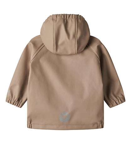 Wheat Regnjakke - Charlie - Beige Stone Wheat Regnjakke - Charlie - Beige Stone