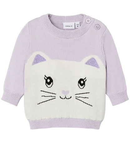 Name It Bluse - Strik - NbfDasally - Orchid Petal Name It Bluse - Strik - NbfDasally - Orchid Petal