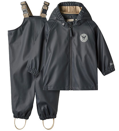 Wheat Regntøj m. Seler - Charlie - Ink