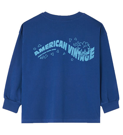 American Vintage Bluse - Vintage Royal Blue American Vintage Bluse - Vintage Royal Blue