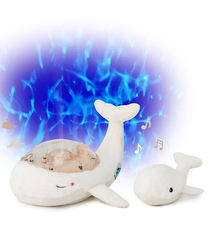 Cloud-B Natlampe m. Lyd - Tranquil Whale m. Unge - 30x28x13 cm - Cloud-B Natlampe m. Lyd - Tranquil Whale m. Unge - 30x28x13 cm -