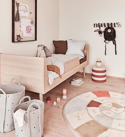 OYOY Storage Baskets - 2-Pack - Cotton Rope - Dot - Clay OYOY Storage Baskets - 2-Pack - Cotton Rope - Dot - Clay