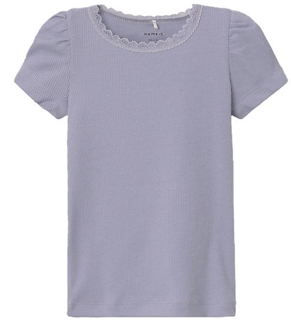 Name It T-shirt - Rib - Noos - NmfKab - Heirloom Lilac/Melange Name It T-shirt - Rib - Noos - NmfKab - Heirloom Lilac/Melange