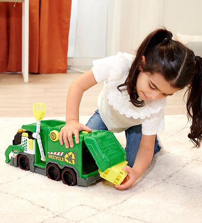 Dickie Toys Bil - Recycling Truck - Lys/Lyd Dickie Toys Bil - Recycling Truck - Lys/Lyd