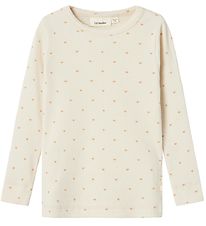 Lil´Atelier Bluse - Rib - NmfGago - Noos - TurtleDove Heart Lil´Atelier Bluse - Rib - NmfGago - Noos - TurtleDove Heart