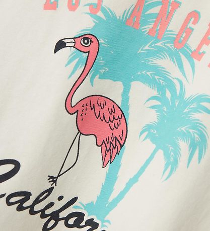 Name It Nattøj - 2-delt - Flamingo - Pool Blue