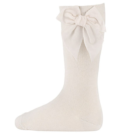 Condor Knæstrømper m. Sløjfe - Beige Condor Knæstrømper m. Sløjfe - Beige