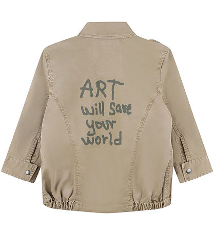 Zadig & Voltaire Jakke - Sand m. Print