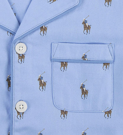 Polo Ralph Lauren Nattøj - Elite Blue m. Logoer