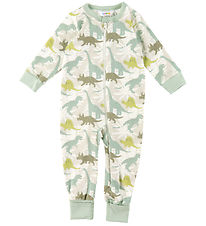 Joha Natdragt - Off White/Støvet Grøn m. Dino Joha Natdragt - Off White/Støvet Grøn m. Dino