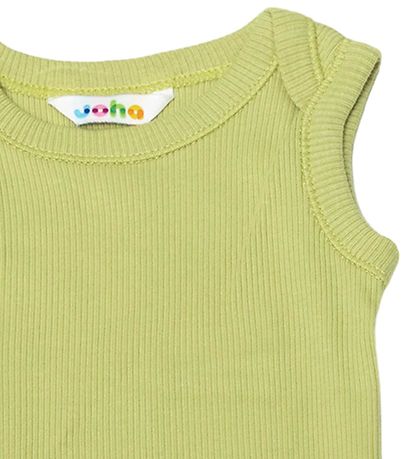 Joha Body u/æ - Rib - Støvet Grøn Joha Body u/æ - Rib - Støvet Grøn