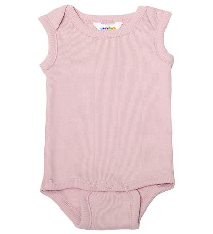 Joha Body ohne Ärmel - Rib - Mattrosa