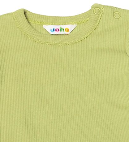 Joha Body k/æ - Rib - Støvet Grøn Joha Body k/æ - Rib - Støvet Grøn