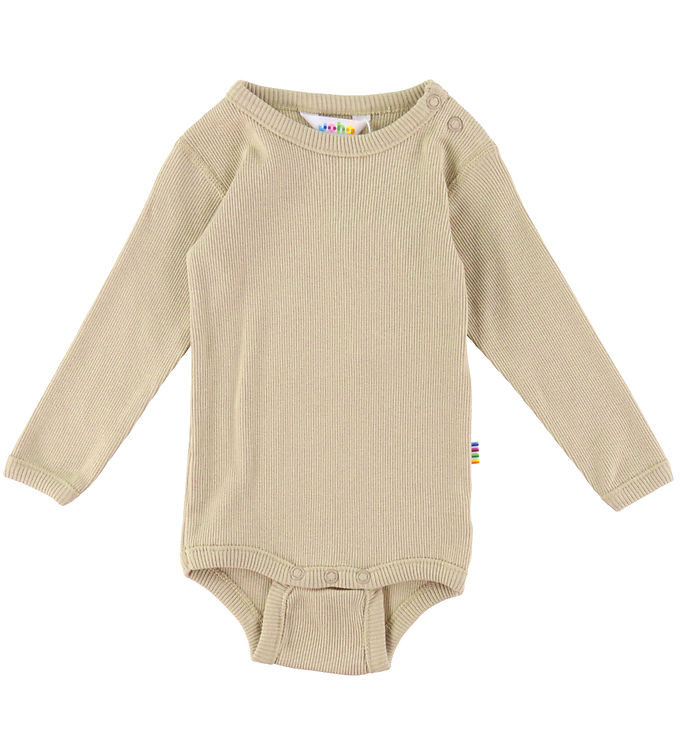 Joha Langærmet Rib Body - Beige