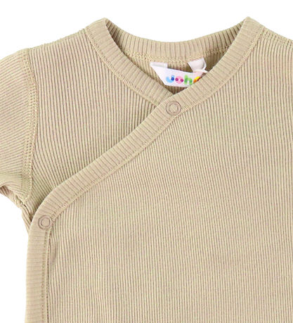 Joha Yo Bodysuit l/s - Rib - Beige