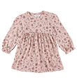 Joha Kjole - Bambus - Støvet Rosa m. Blomster Joha Kjole - Bambus - Støvet Rosa m. Blomster