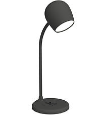 Kreafunk Lampe m. Oplader + Højtaler - Ellie - Sort Kreafunk Lampe m. Oplader + Højtaler - Ellie - Sort